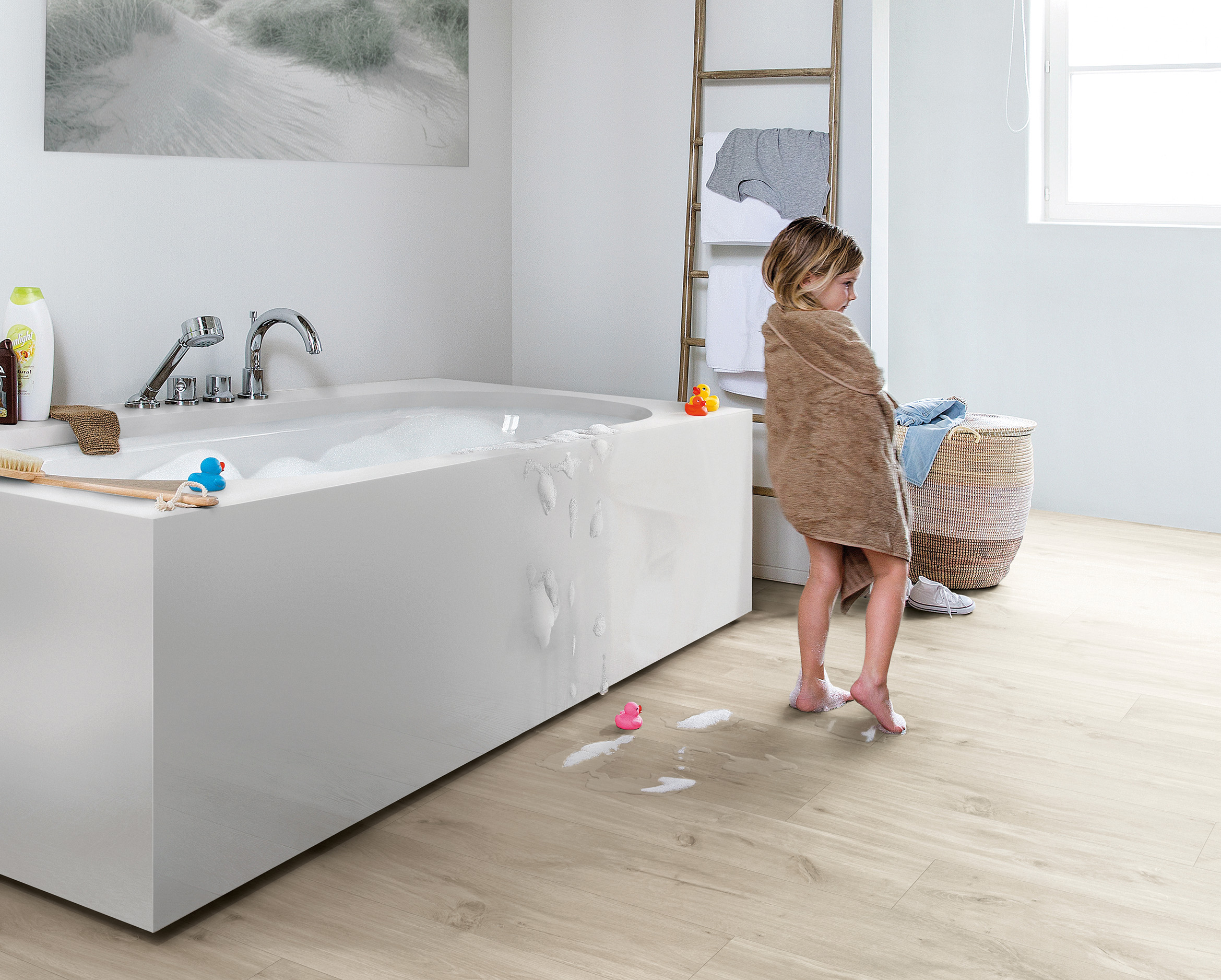 得高Quick-Step進口地板，尖端科技，無懼水漬 2